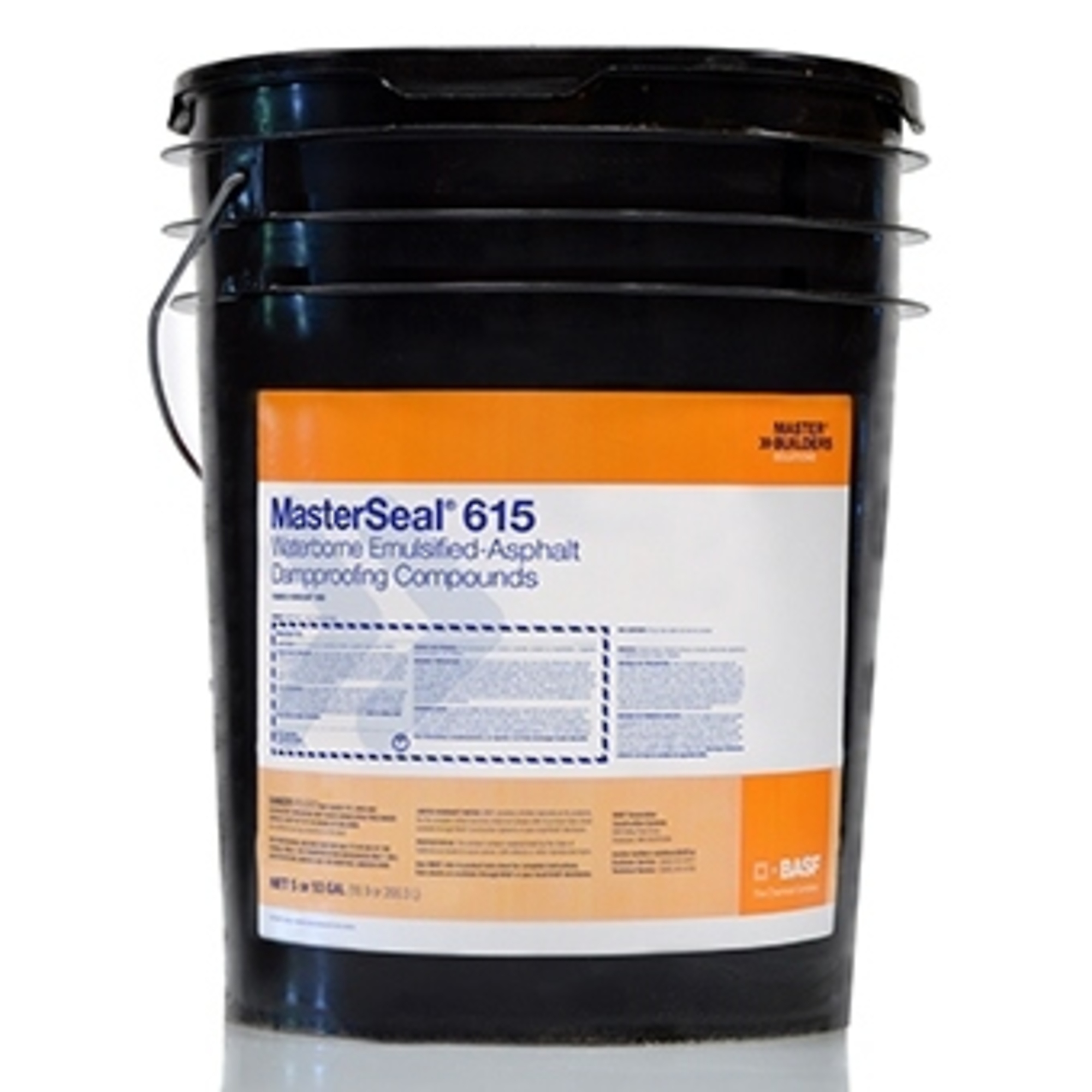 Sikalastic-315 Short Fiber Waterborne Emulsified-Asphalt Damp-Proofing Compound 5 Gal